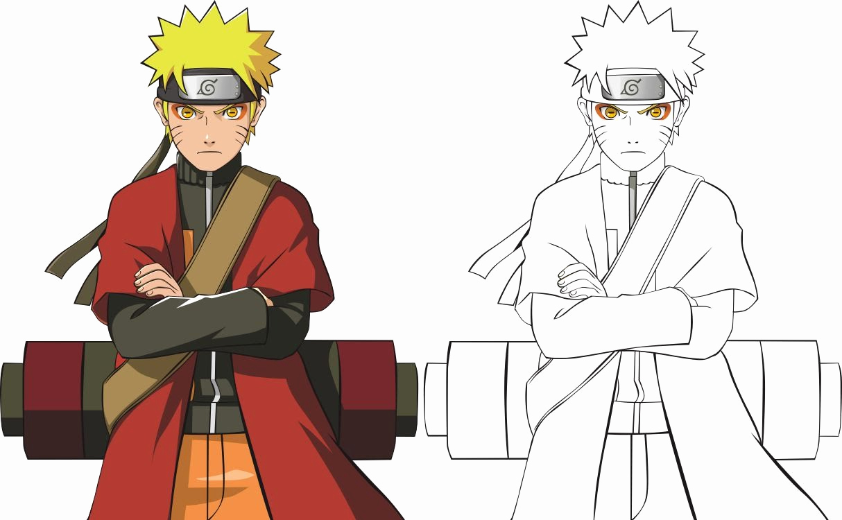 Naruto Sage Mode Drawing Full Body ~ Naruto Kyuubi Mode Fan Art By 3 ...