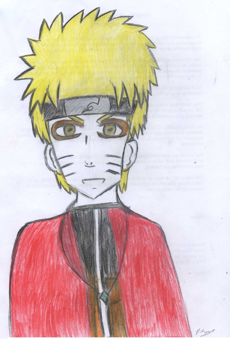 737x1085 Naruto Sage Mode With Leaf Headband By Fran48