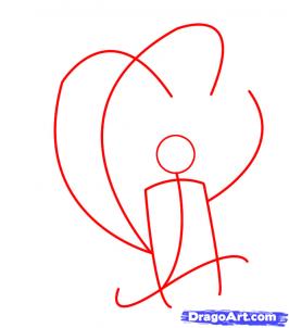 266x302 How To Draw Naruto Kyuubi, Step By Step, Naruto Characters, Anime