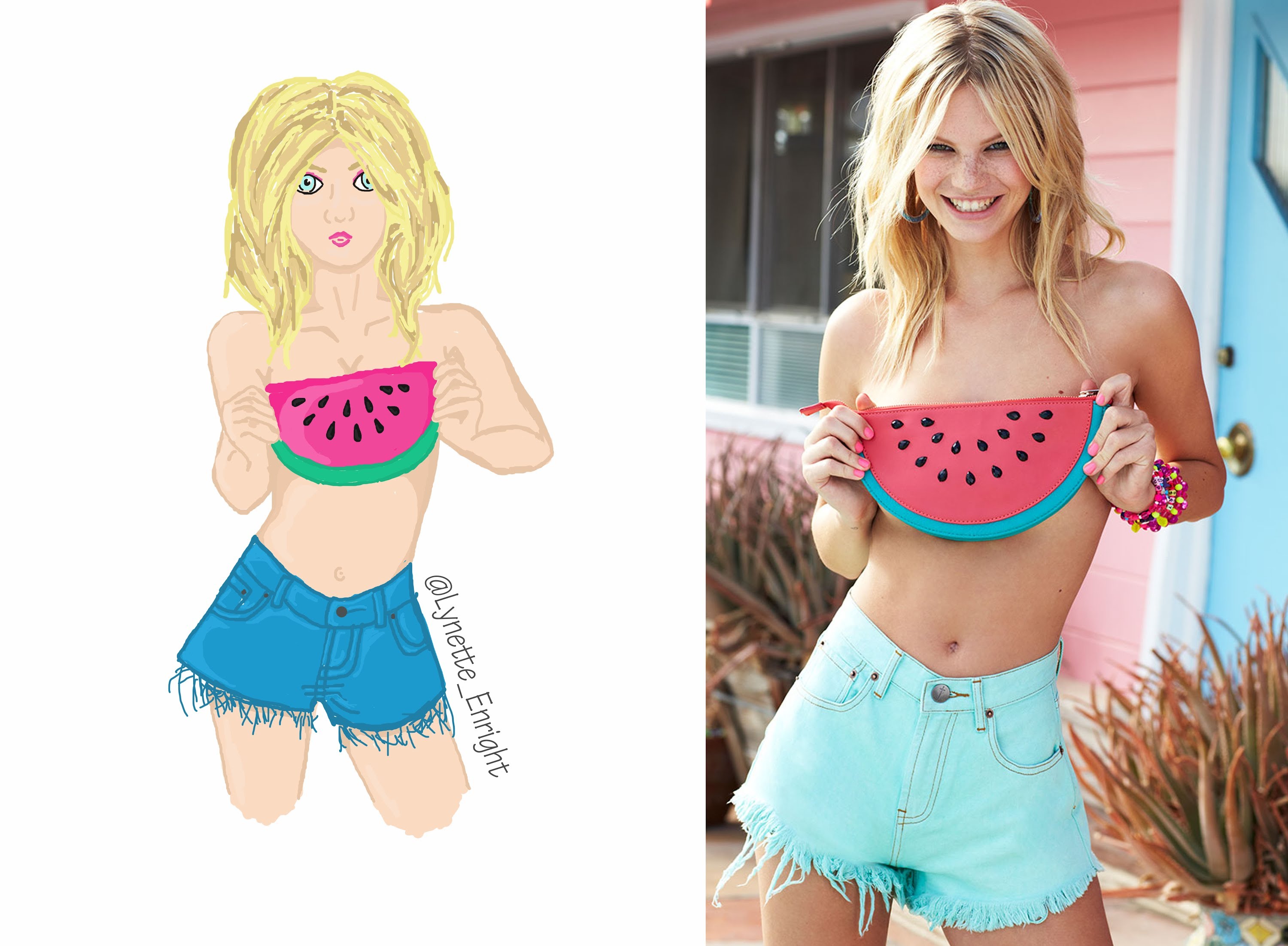 3000x2204 Nasty Gal Inspired Speed Drawing