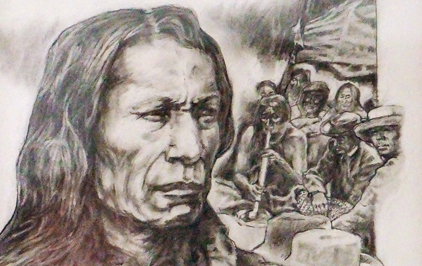 850x536 Robert King's Native American Drawings