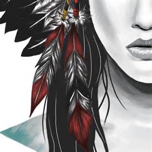 300x300 Sketches Of Native American Girl