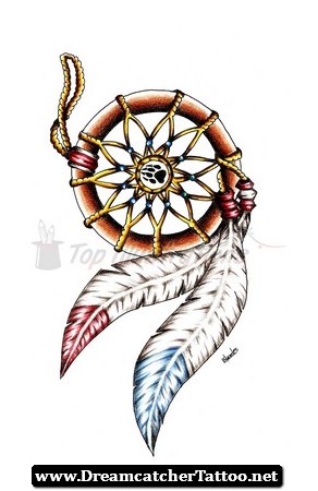292x450 Native American Dreamcatcher Tattoo 10