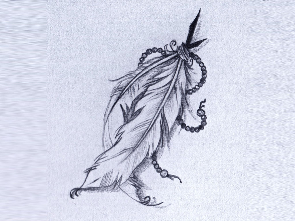 1024x768 Feather Tattoos View More Tattoos Pictures Under Eagle Tattoos