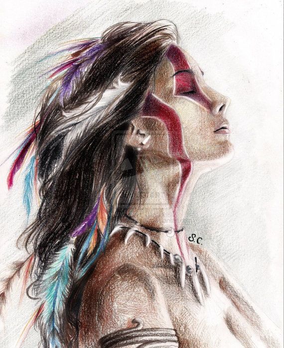 570x700 Native American Spirit Shamanic Spirit Native