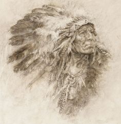 236x242 Native American Pencil Drawings Native American Indian Chief