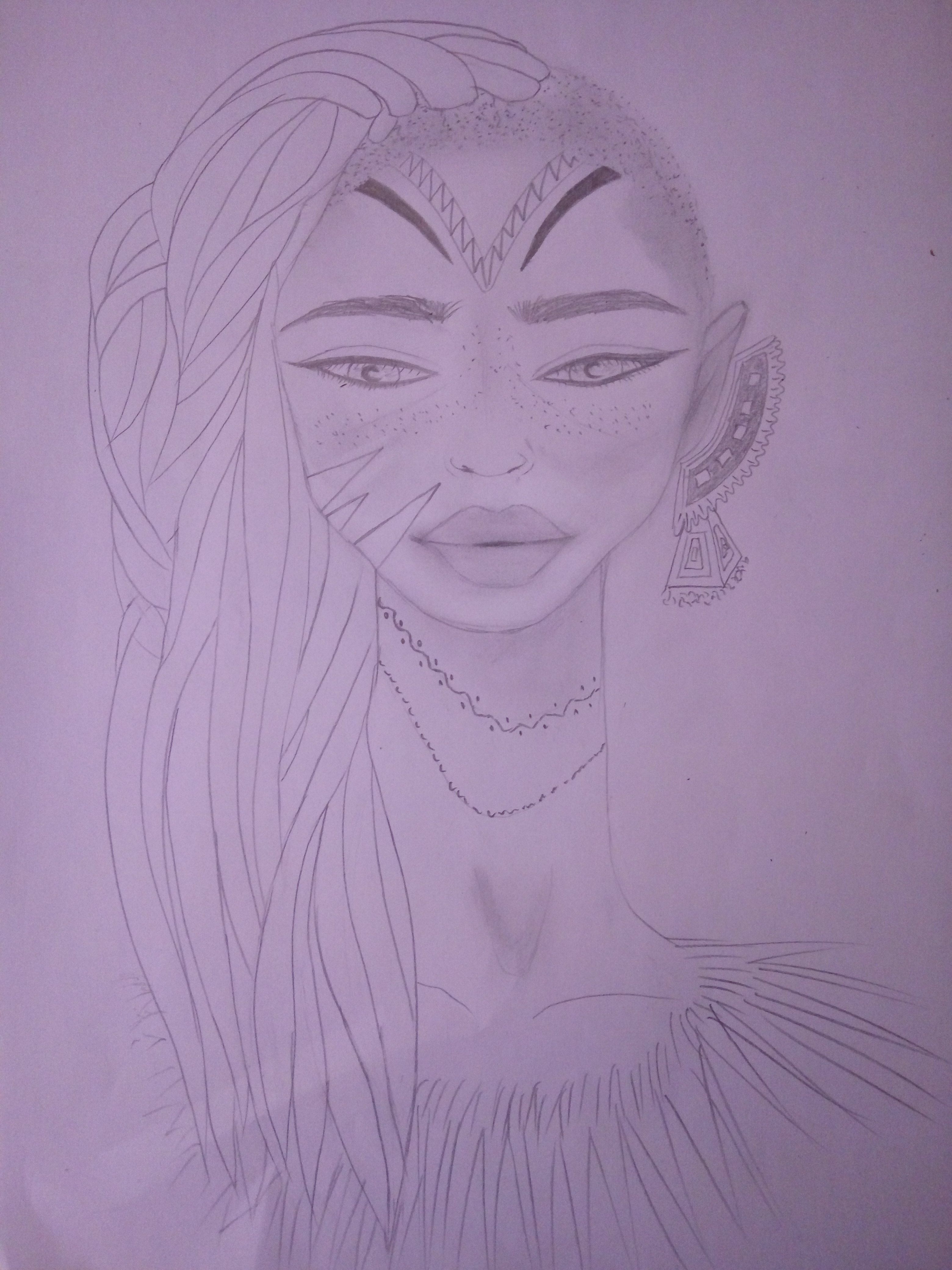 3120x4160 Native Girl Drawing Drawings Native Girls