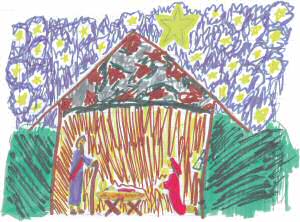 Nativity Drawing at GetDrawings | Free download