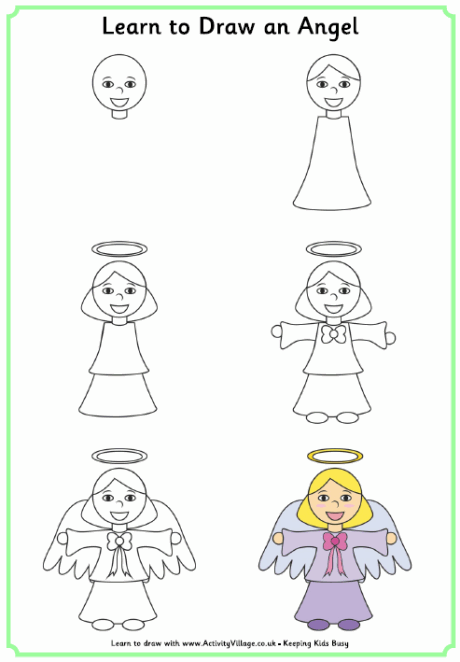 460x662 Learn To Draw An Angel 0.gif