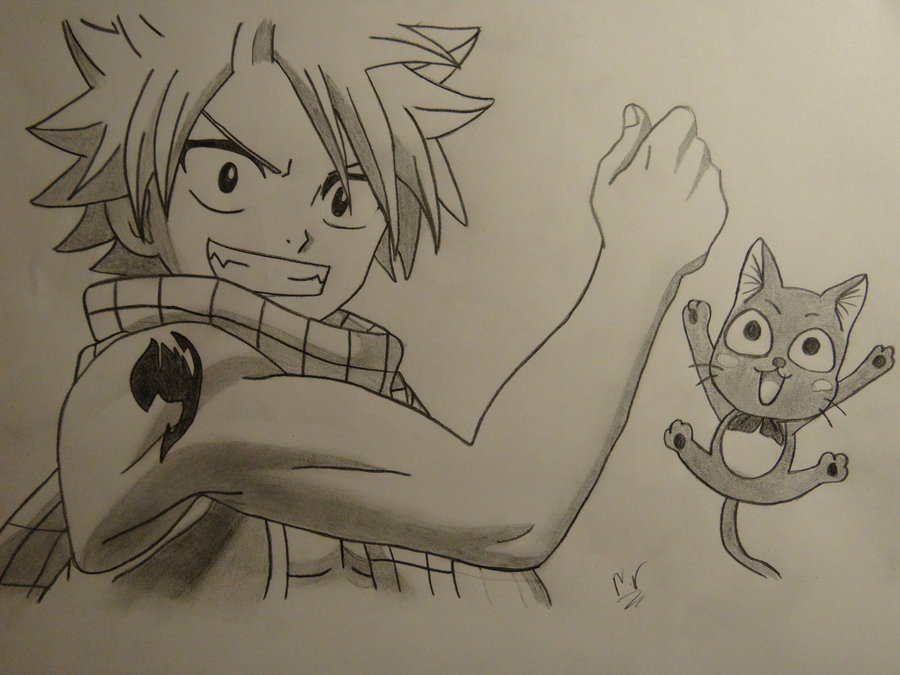 900x675 Natsu And Happy ~ Fairy Tail By Jennux3