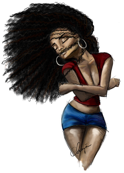 500x696 Natural Hair Art Natural, Hair Art And Africans