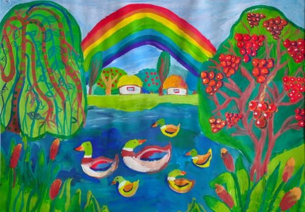 597x415 Nature. My Country. Drawings. Pictures. Drawings Ideas For Kids