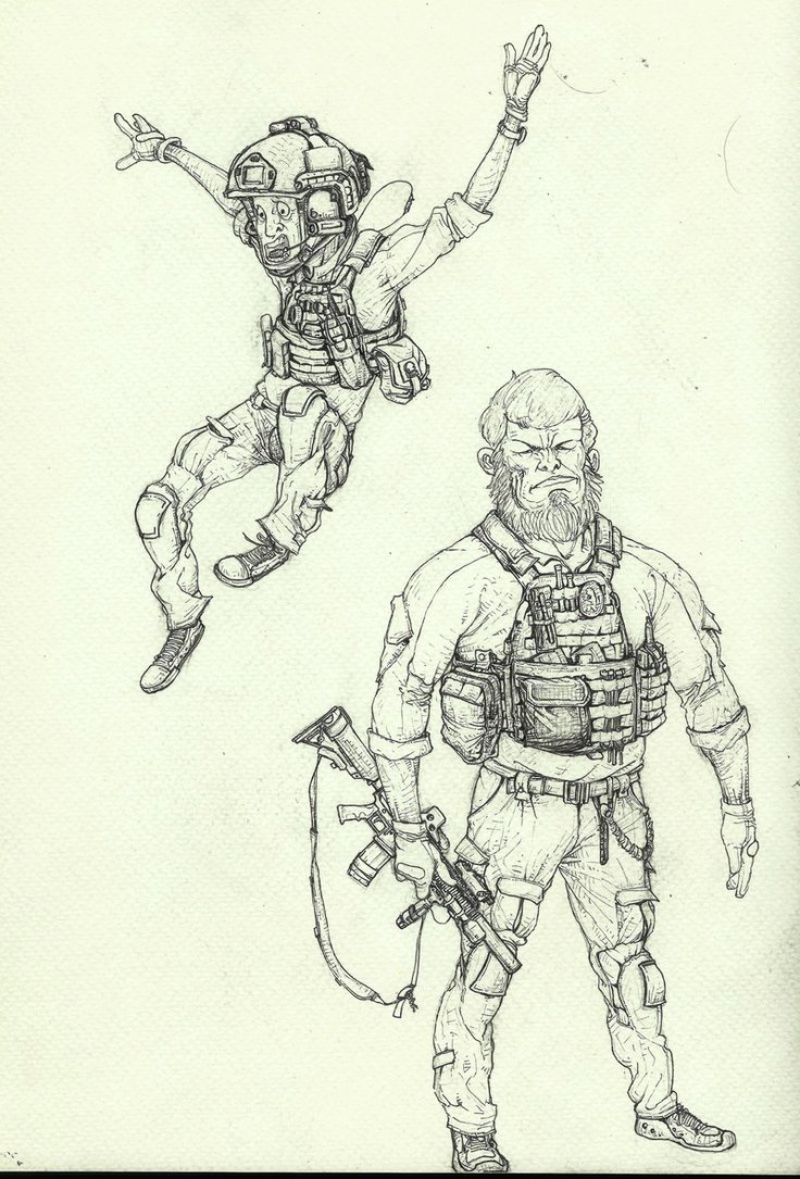 736x1085 Navy Seals (Devgru) By Georgeso