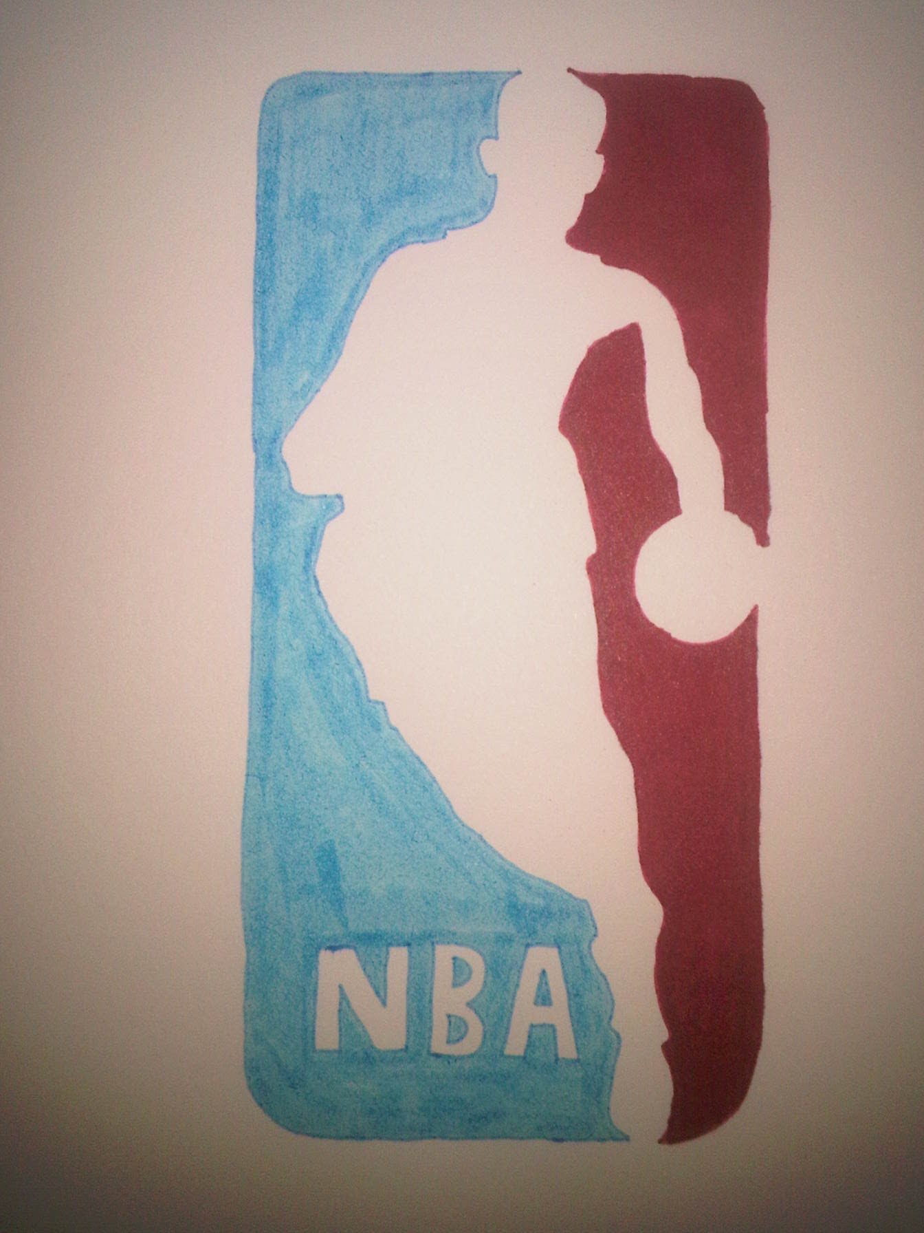 1344x1792 How To Draw The Nba Logo