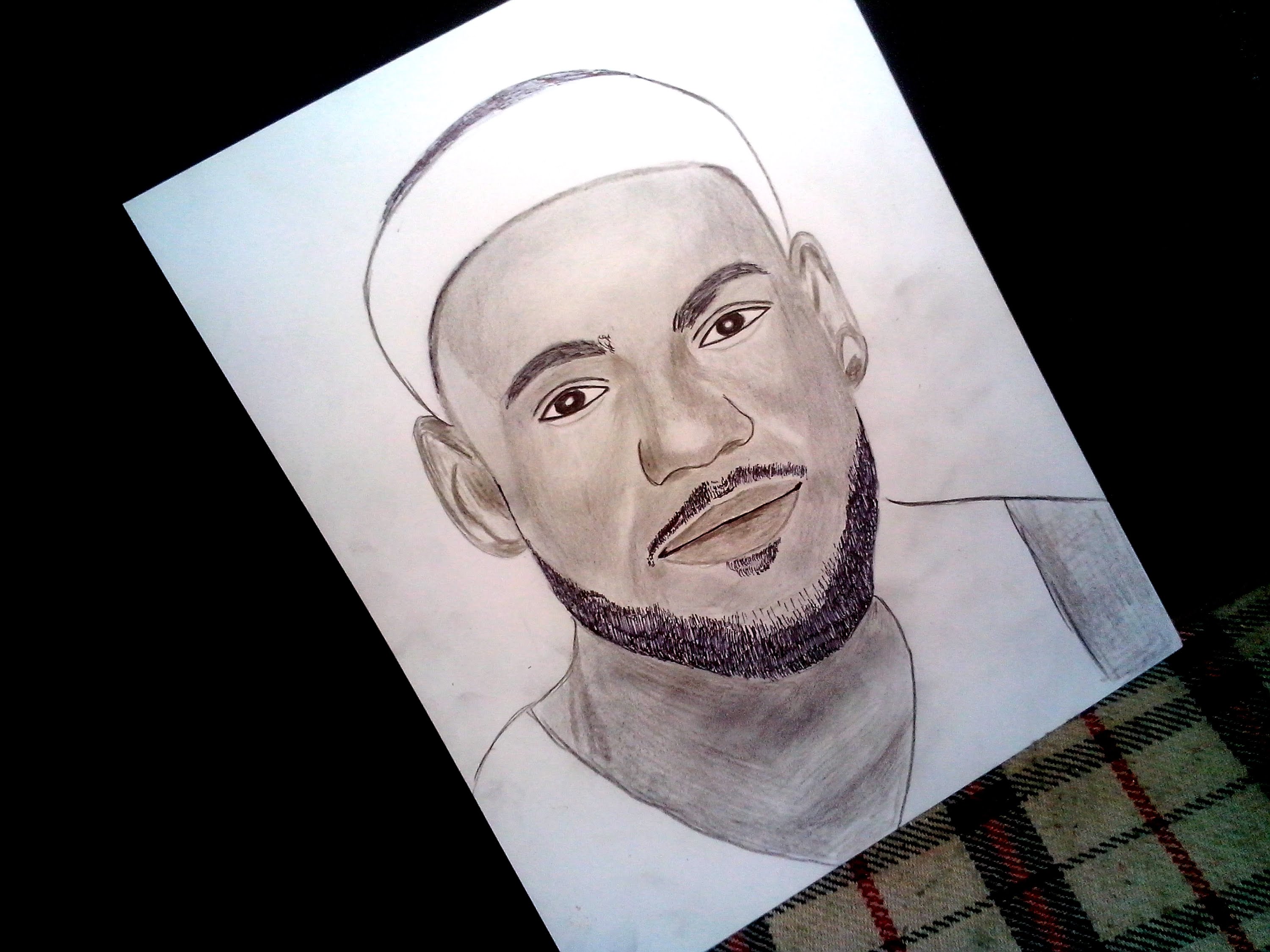 3000x2250 Speed Drawing Lebron James Basketball Player