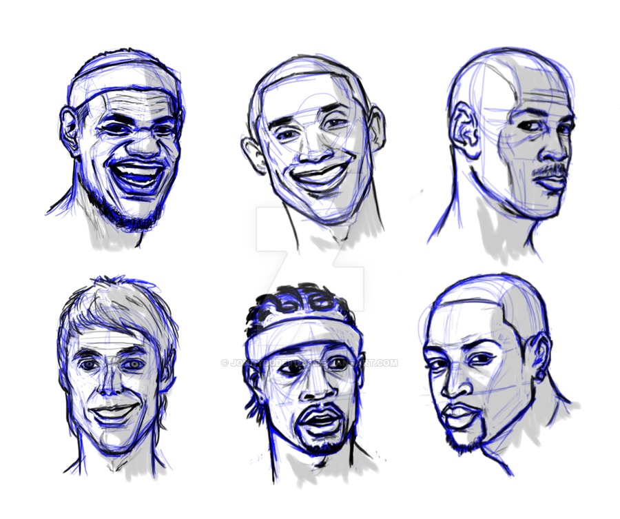 900x753 Nba Players By Jonnydude91288