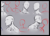 200x144 How To Draw Necks And Throats And The Human Face With Drawing