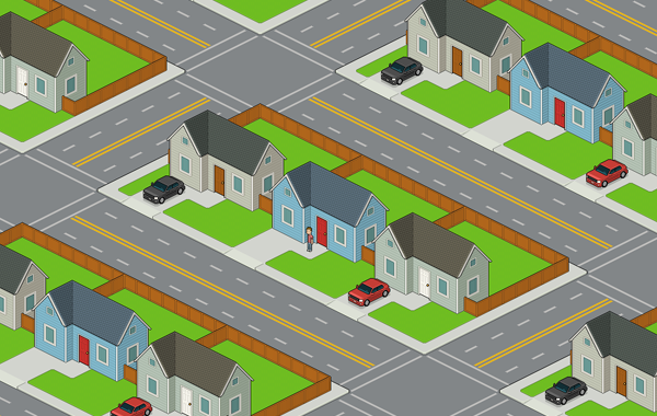 600x380 How To Create An Isometric Pixel Art Neighborhood Block In Adobe