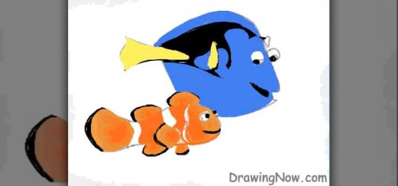 1280x600 How To Draw Disney's Nemo Amp Dory Drawing Amp Illustration