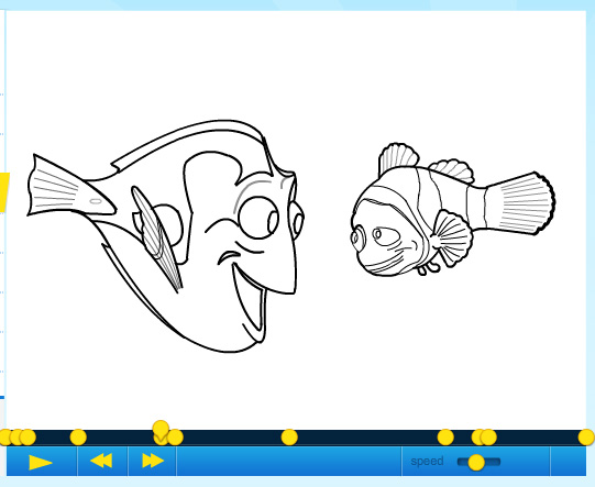 541x443 How To Draw Dory And Marlin Of Finding Nemo Part 2 By Sketchheroes