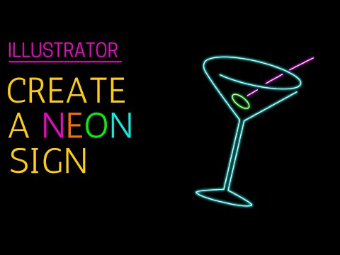 480x360 Make A Glowing Neon Sign In Illustrator