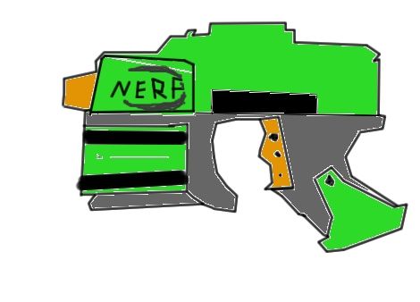 470x338 Nerf Gun By Mujaab123 (Still Life Drawing)