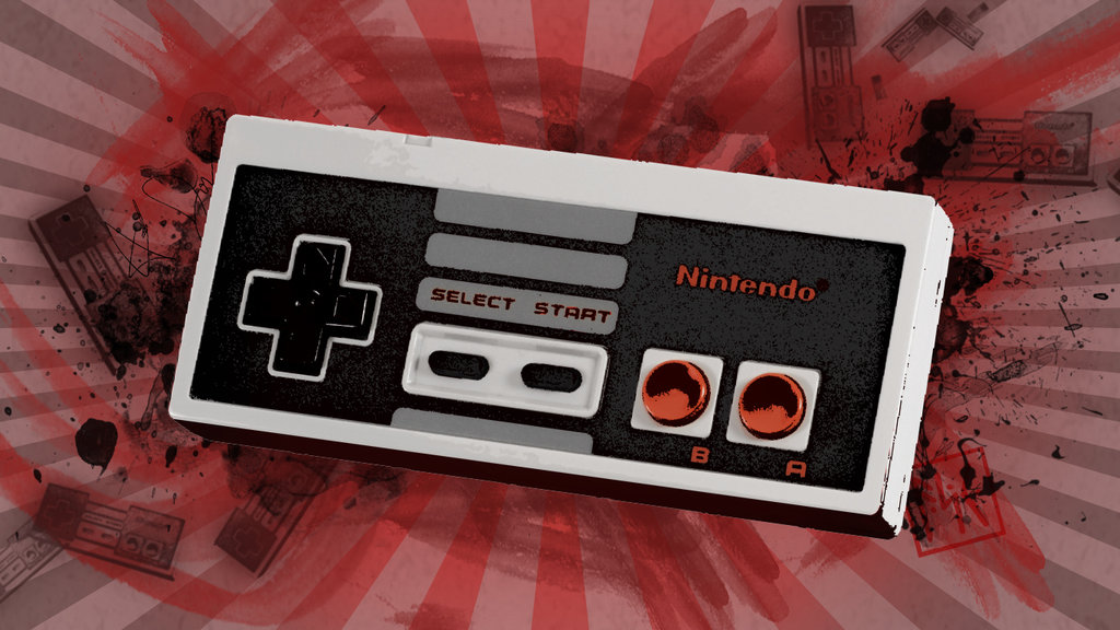 1024x576 Nes Controller Wallpaper By G33k1nd159153