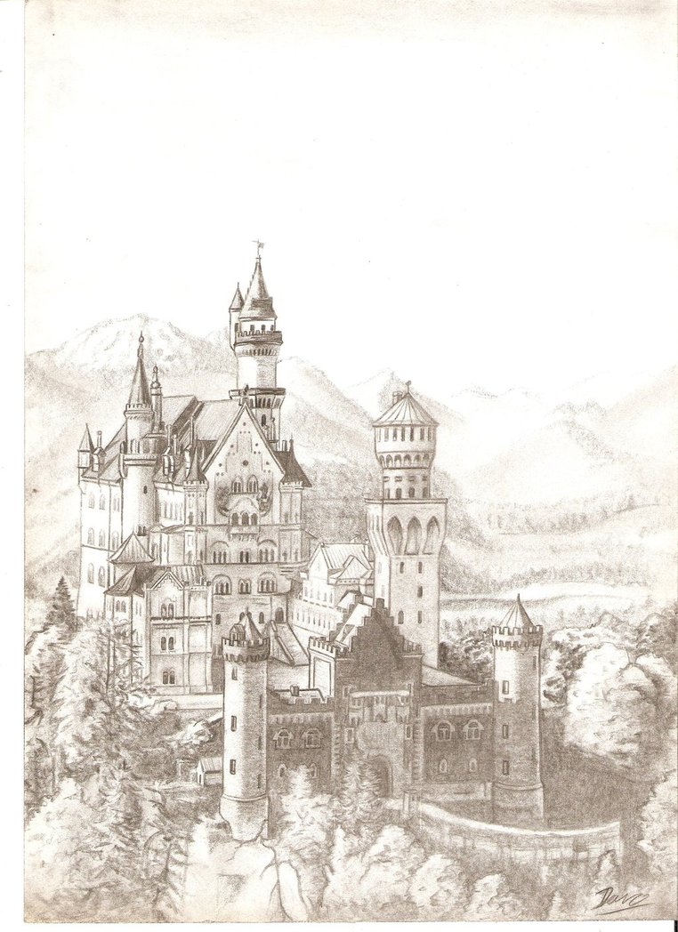 762x1048 Neuschwanstein Castle By Daro08