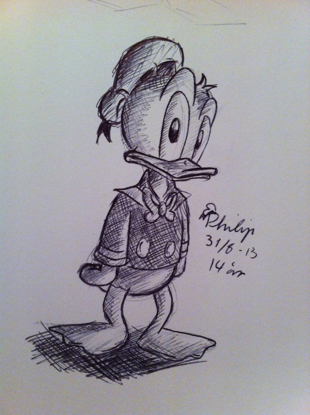 1024x1371 New Drawing Of Donald Duck! By Phil1999