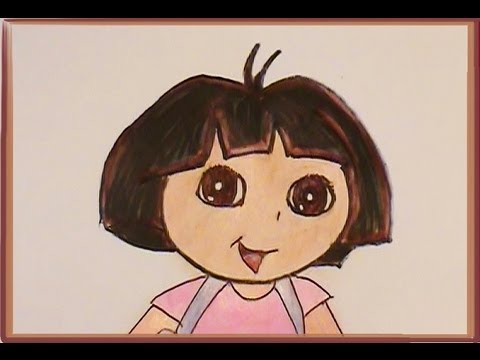 480x360 New! How To Draw Dora The Explorer! Step By Step Easy!