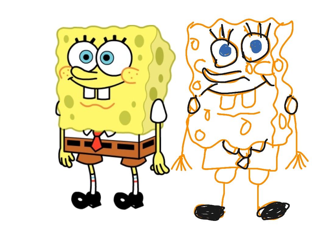 1024x768 New Easy Spongebob Drawing 12