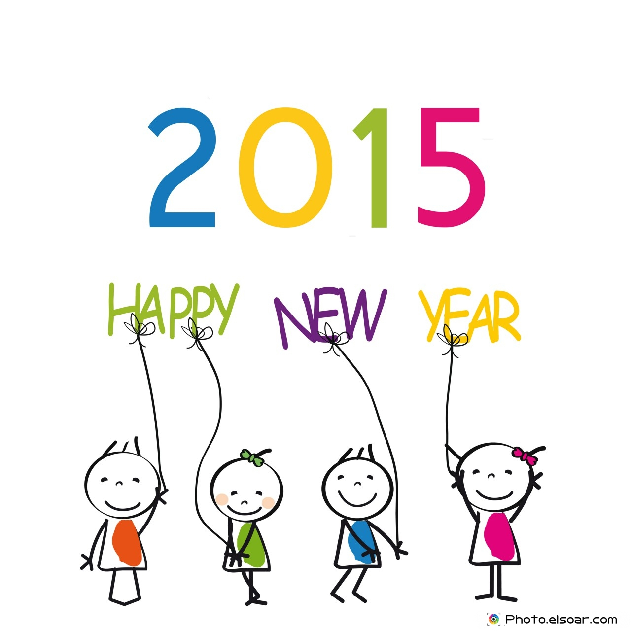 1280x1280 New Year Drawing For Kids Happy New Year 2015 Kid's Drawing