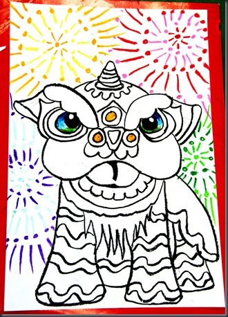 330x458 Chinese New Year Drawing Lesson .did This With 11, 9, And 5 Year