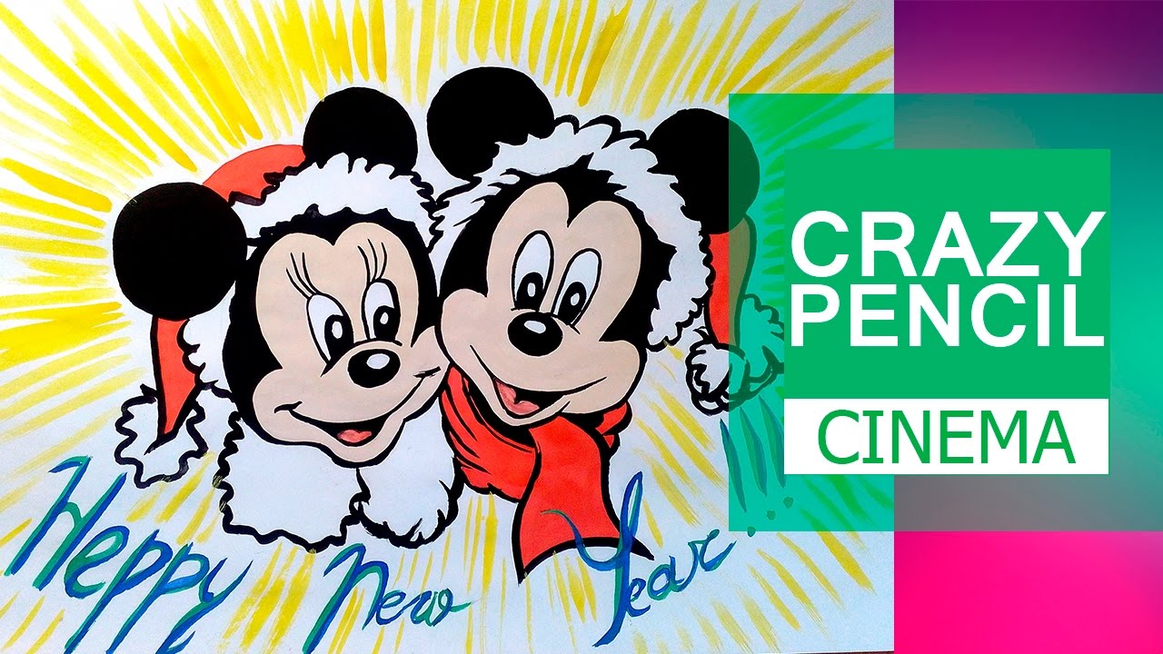 1280x720 Drawing New Year. Happy New Year Drawing Pictures.