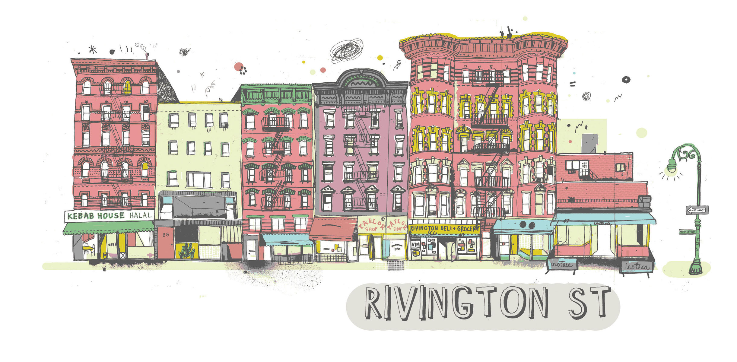 2443x1200 All The Buildings In New I'Ve Drawn So Far