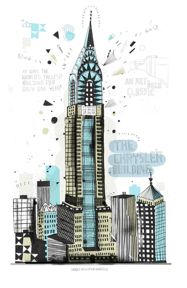 640x985 Artist Attempts To Draw All The Buildings In New York City