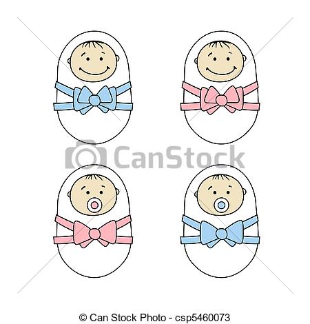 450x470 Newborns Babies Vectors
