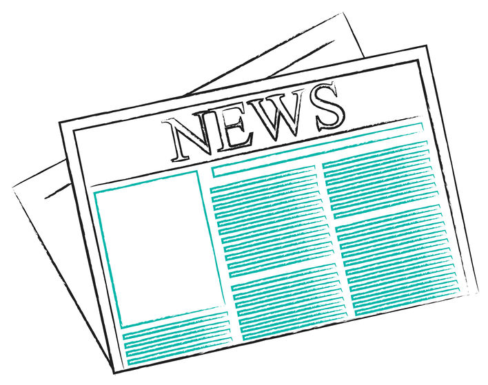 708x559 How To Draw A Newspaper 11 Steps (With Pictures)