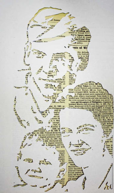 379x640 Cut Paper Faces. Kids Could Project A Photo Over Newspaper, Draw