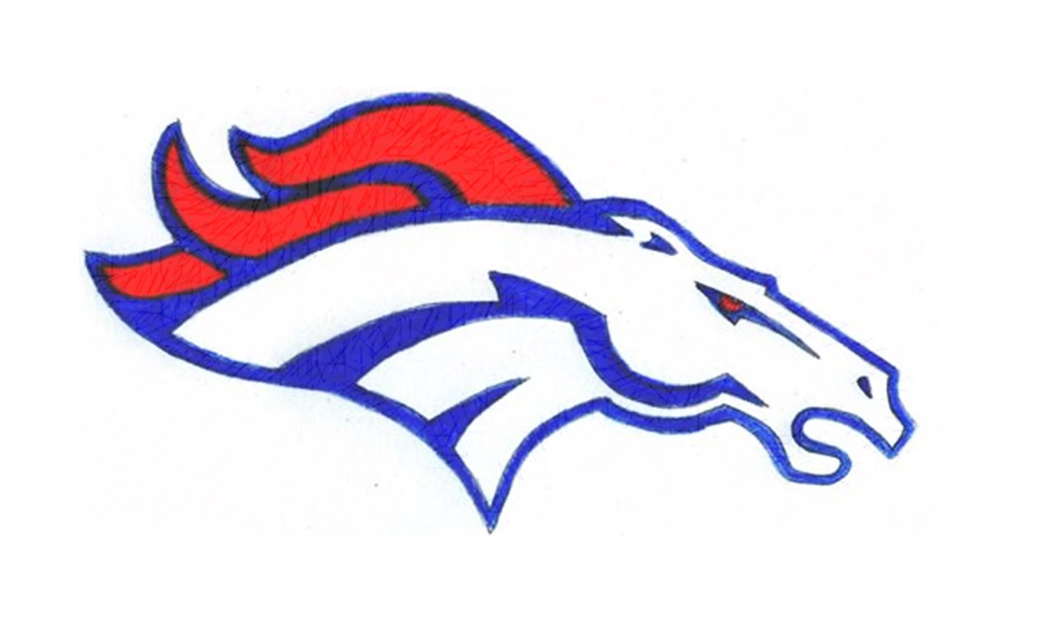 1500x885 How To Draw The Denver Broncos Logo (Nfl)