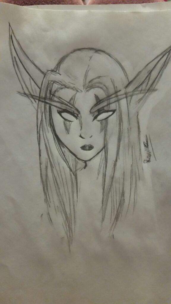 576x1024 Night Elf Drawing Wip Wow Amino