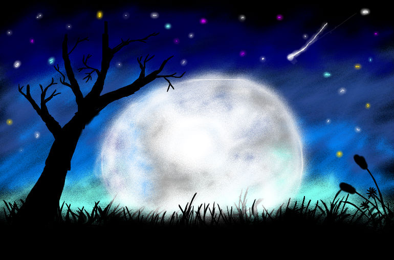 Night Sky Drawing at GetDrawings Free download