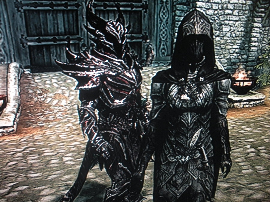 900x675 Daedric Armor And Nightingale Armor By Lolittal33t