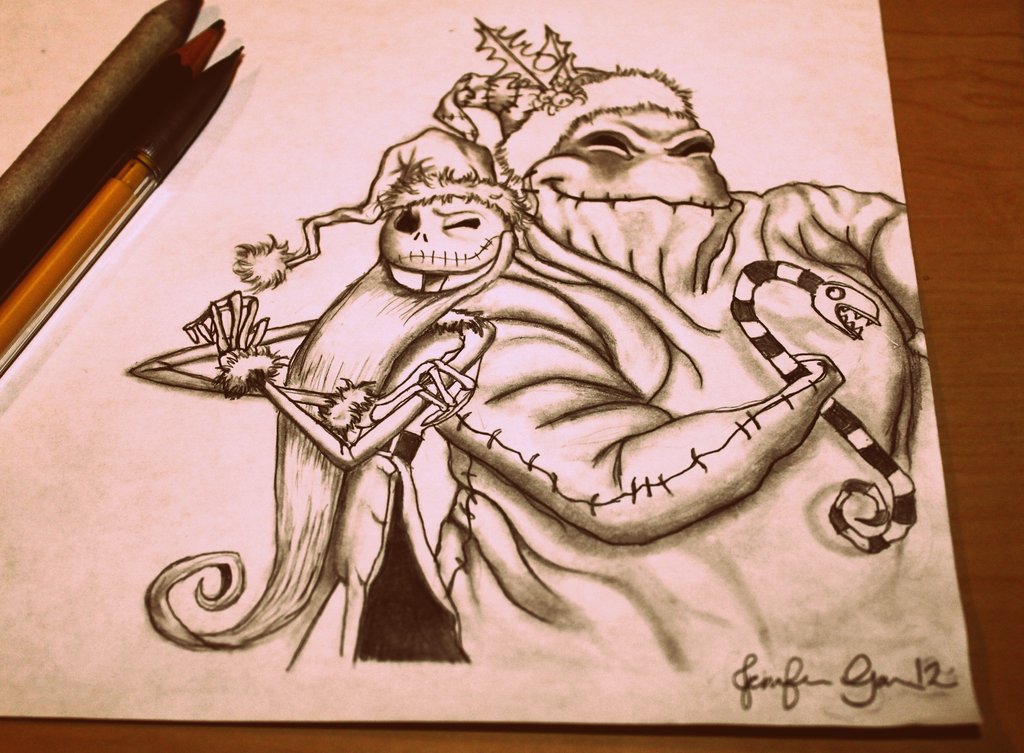 1024x753 Tim Burton's Nightmare Before Christmas By Vivalatree