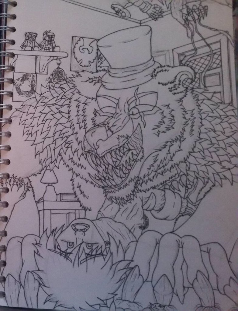 783x1021 W.i.p Nightmare Drawing By Shadow