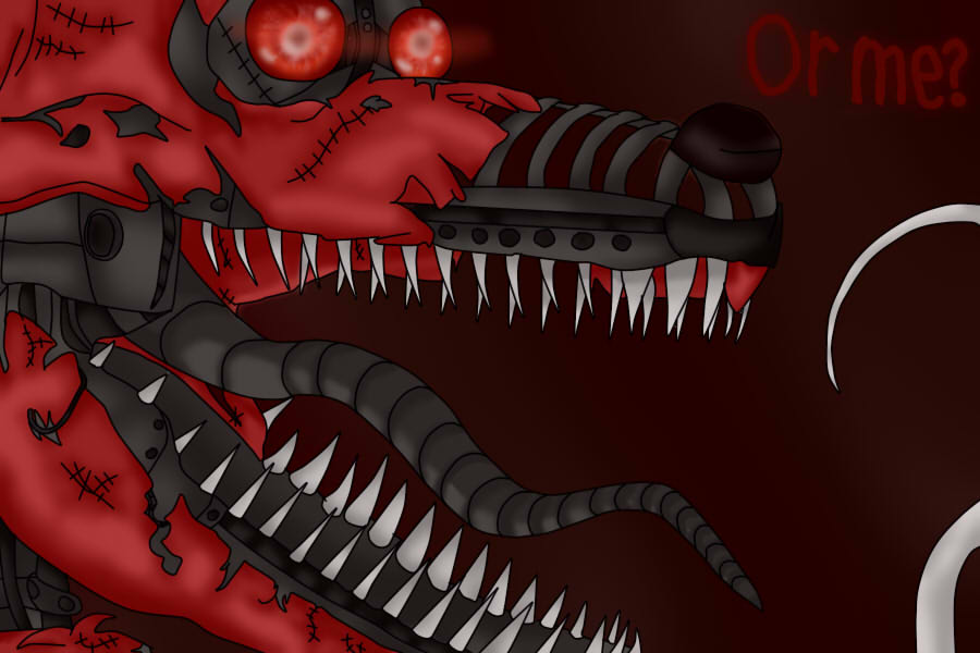 900x600 Let's Draw! Nightmare Foxy By Twitchynibbles