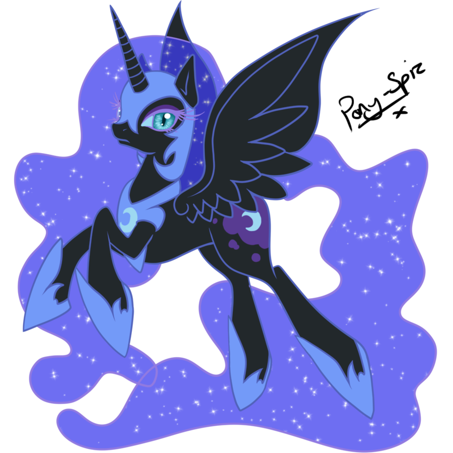 900x900 Nightmare Moon By Pony Spiz