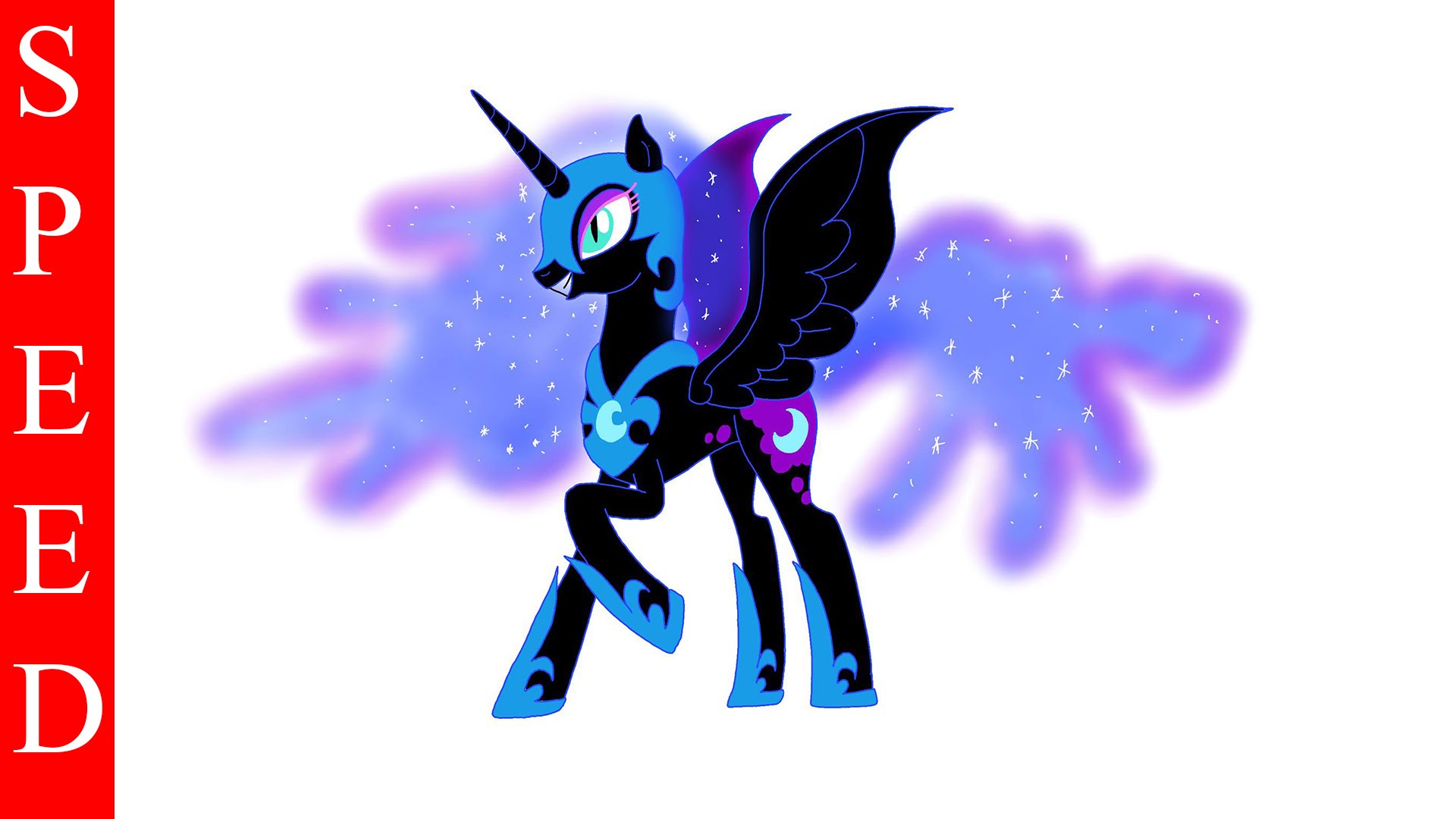 1920x1080 Ipad Pro, Speed Drawing Pony Nightmare Moon, My Little Pony