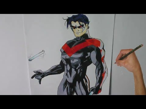 480x360 How To Draw Nightwing