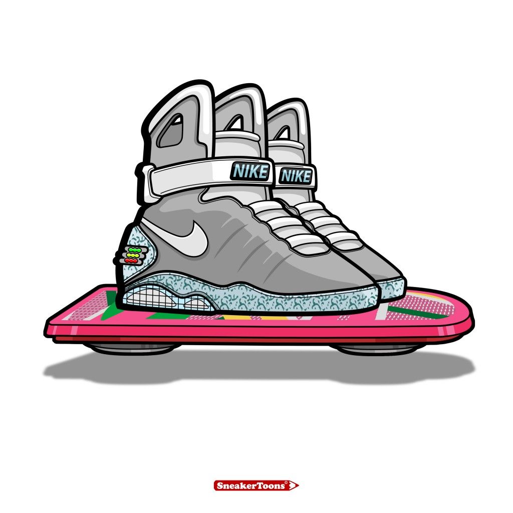 1024x1024 Nike Air Mag By Steven Piantoni Sneakertoons Amp Matchkicks (Uk